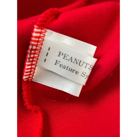 Snoopy Red White & Blue Hoodie Fleece Sweatshirt Lounge Dress - Picture 10 of 13